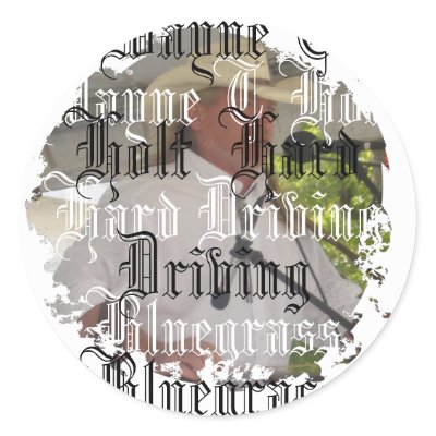 Distressed Round Stickers by waynetholtband