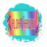 Distressed Round Stickers