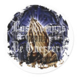 Distressed Round Stickers