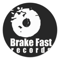 Distressed Round Stickers