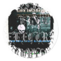Distressed Round Stickers by jbrownbranding Distressed Round Stickers