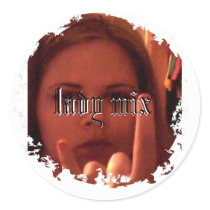 Distressed Round Stickers
