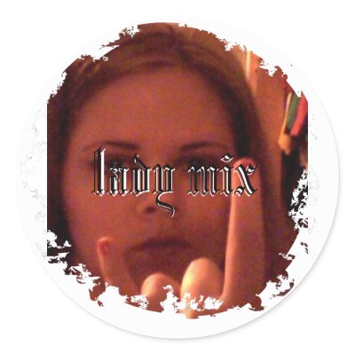 Distressed Round Stickers by ladymix