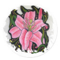 Distressed Round Stickers