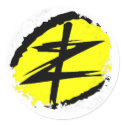 Distressed Round Stickers