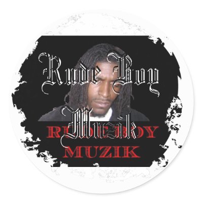 Distressed Round Stickers by Rude_Boy_Muzik