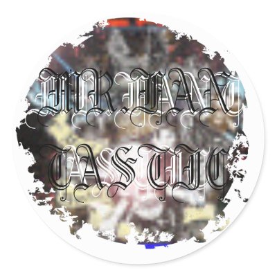 Distressed Round Stickers by mr_fantastic