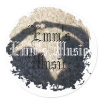 Distressed Round Stickers