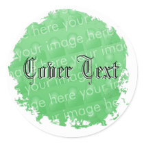 Distressed Round Stickers