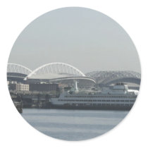 Distressed Round Stickers