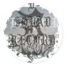 Distressed Round Stickers
