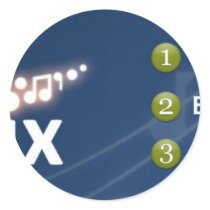 Distressed Round Stickers