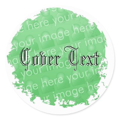 Distressed Round Stickers by templates