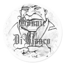 Distressed Round Stickers