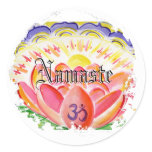 Distressed Round Stickers