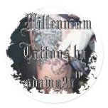 Distressed Round Stickers