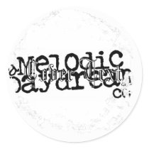 Distressed Round Stickers by lnzschilling Distressed Round Stickers