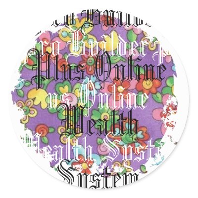 Distressed Round Stickers by mscocolopez