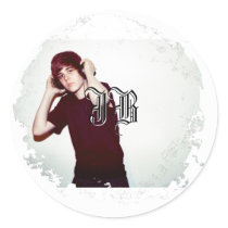 Distressed Round Stickers