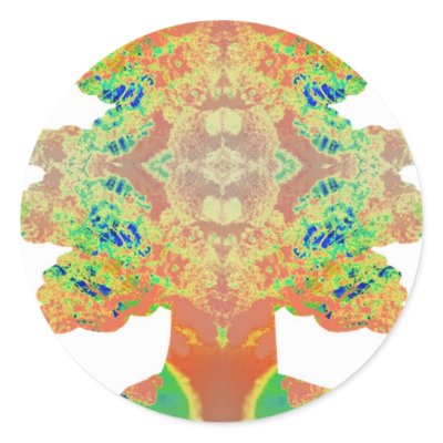 Distressed Round Stickers by boodastyl