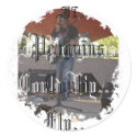 Distressed Round Stickers by magical_phish Distressed Round Stickers