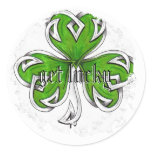 Distressed Round Stickers