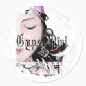 Distressed Round Stickers