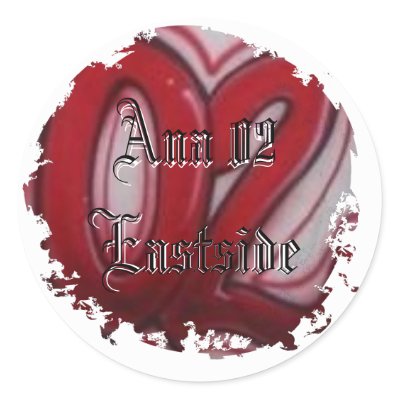 Distressed Round Stickers by Ana02Eastside