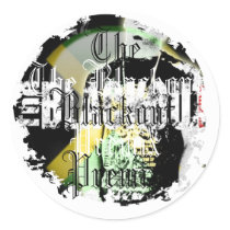 Distressed Round Stickers