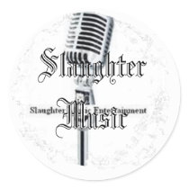 Distressed Round Stickers