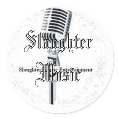 Distressed Round Stickers by slaughtermusic