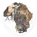 Distressed Round Stickers by onifade6 Distressed Round Stickers