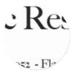 Distressed Round Stickers
