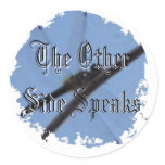 Distressed Round Stickers