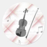 Distressed Round Stickers