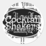 Distressed Round Stickers
