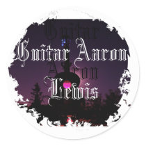 Distressed Round Stickers stickers