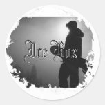 Distressed Round Stickers