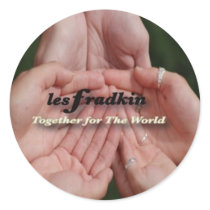 Distressed Round Stickers stickers