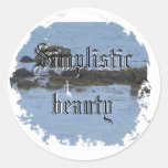 Distressed Round Stickers