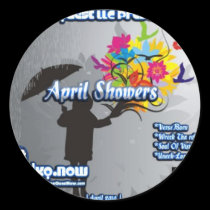Distressed Round Stickers stickers