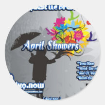 Distressed Round Stickers