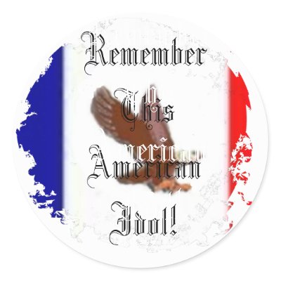 Distressed Round Stickers - American Idol by Rb_barnes2
