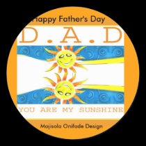 Distressed Round Stickers - Customized