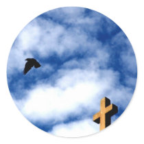 Distressed Round Stickers - Customized