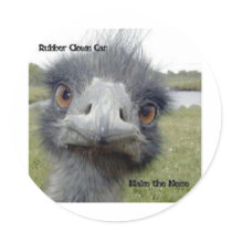 Distressed Round Stickers - Customized