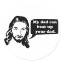 Distressed Round Stickers - Customized by jamierushad Distressed Round Stickers - Customized