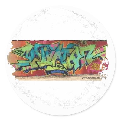 Distressed Round Stickers - Customized by Billypagemusic25