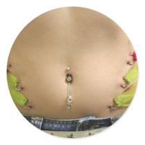 Distressed Round Stickers - Customized