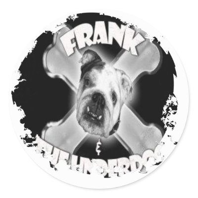 Distressed Round Stickers - Customized by foreigndog